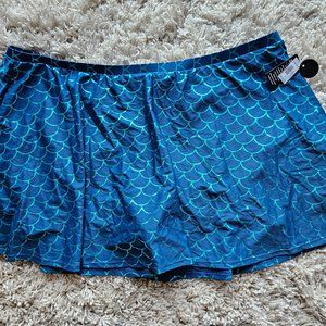 Mermaid Swim Skirt with Shorts
